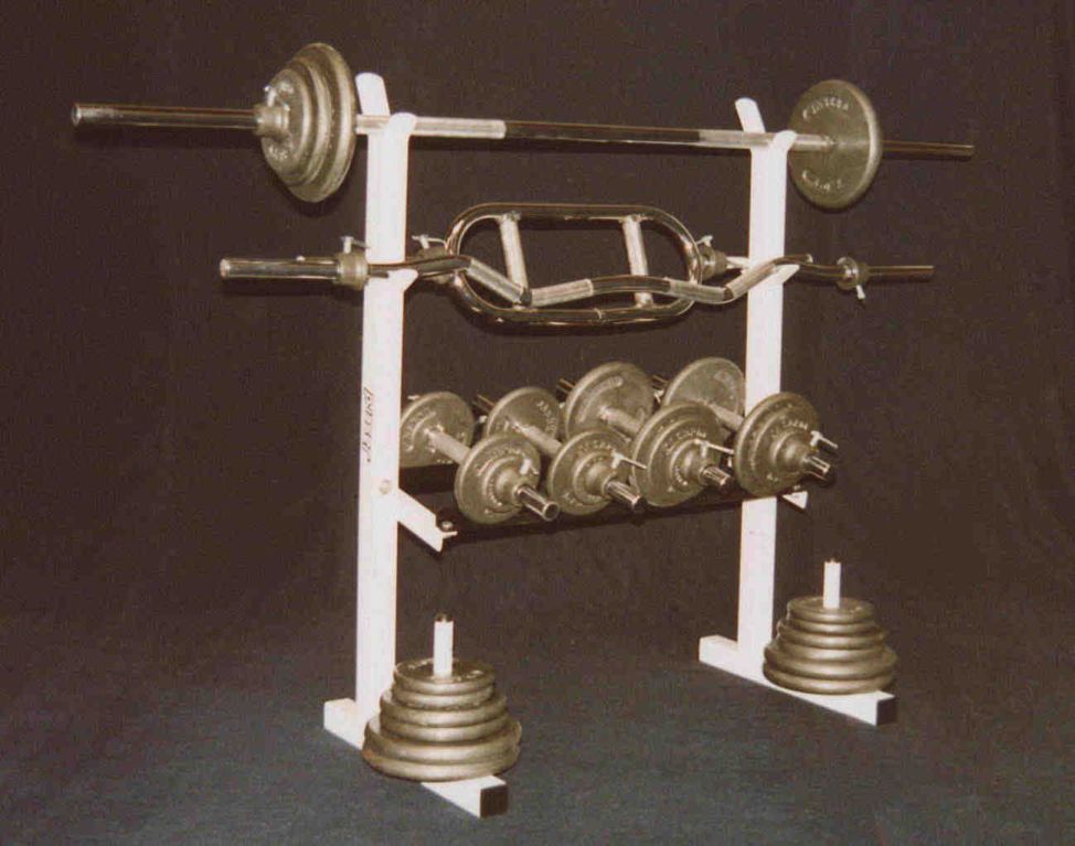 Racks, exhibidores y soportes para pesas y mancuernas